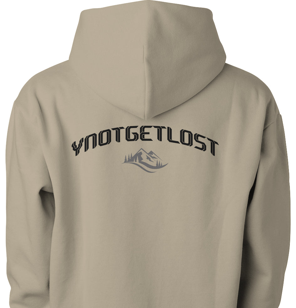 YNOTGETLOST  Hooded Sweatshirt
