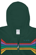 gildan Retro Rays zip hoody